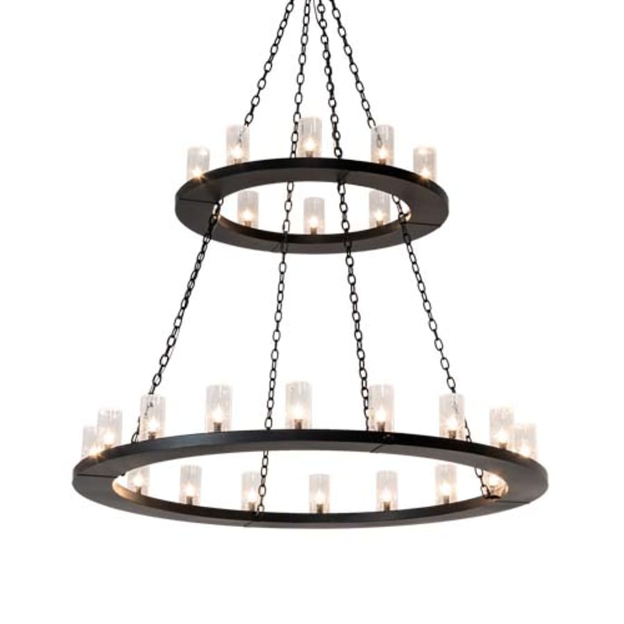 Meyda Tiffany Loxley 28 Light 60" Wide Ring Chandelier