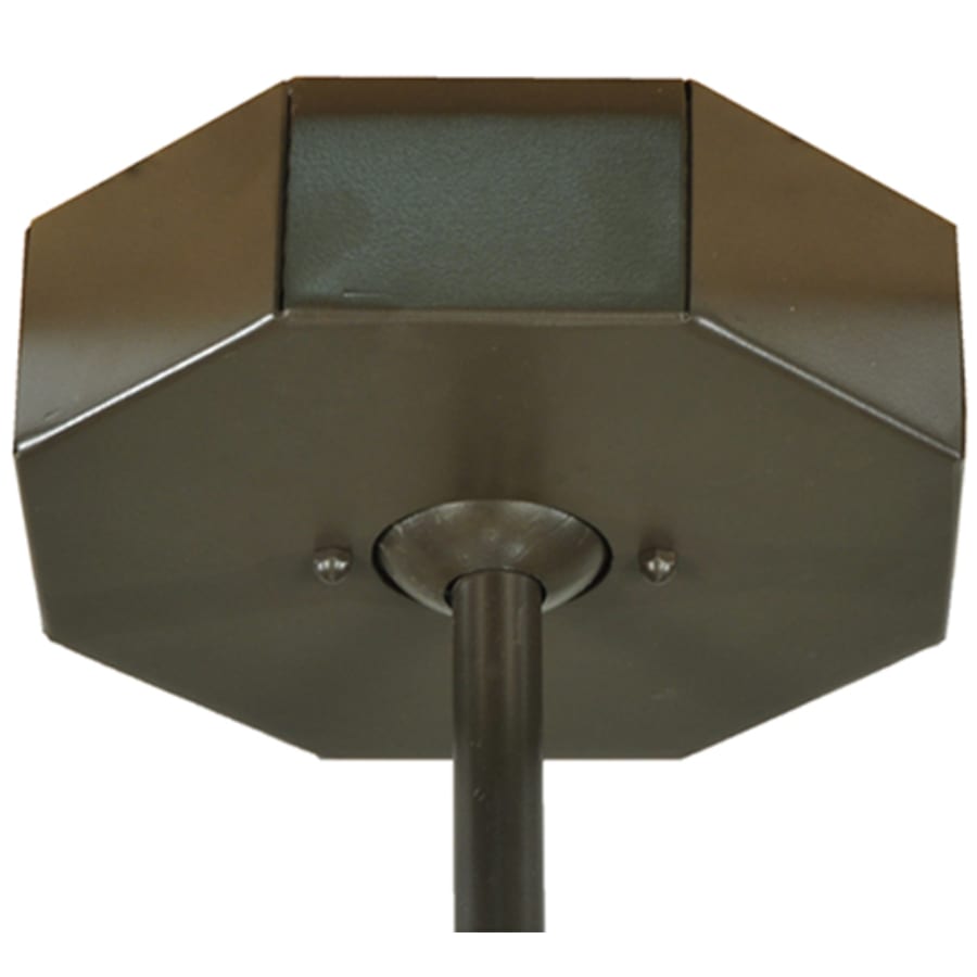 Meyda Tiffany Eltham 4 Light 36" Wide Pendant with Amber Art Glass Shade - Timeless Bronze Finish
