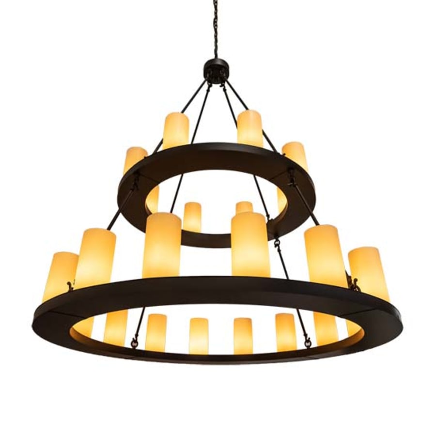 Meyda Tiffany Loxley 24 Light 54" Wide Ring Chandelier