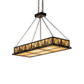 Meyda Tiffany 8 Light 48" Wide Linear Pendant