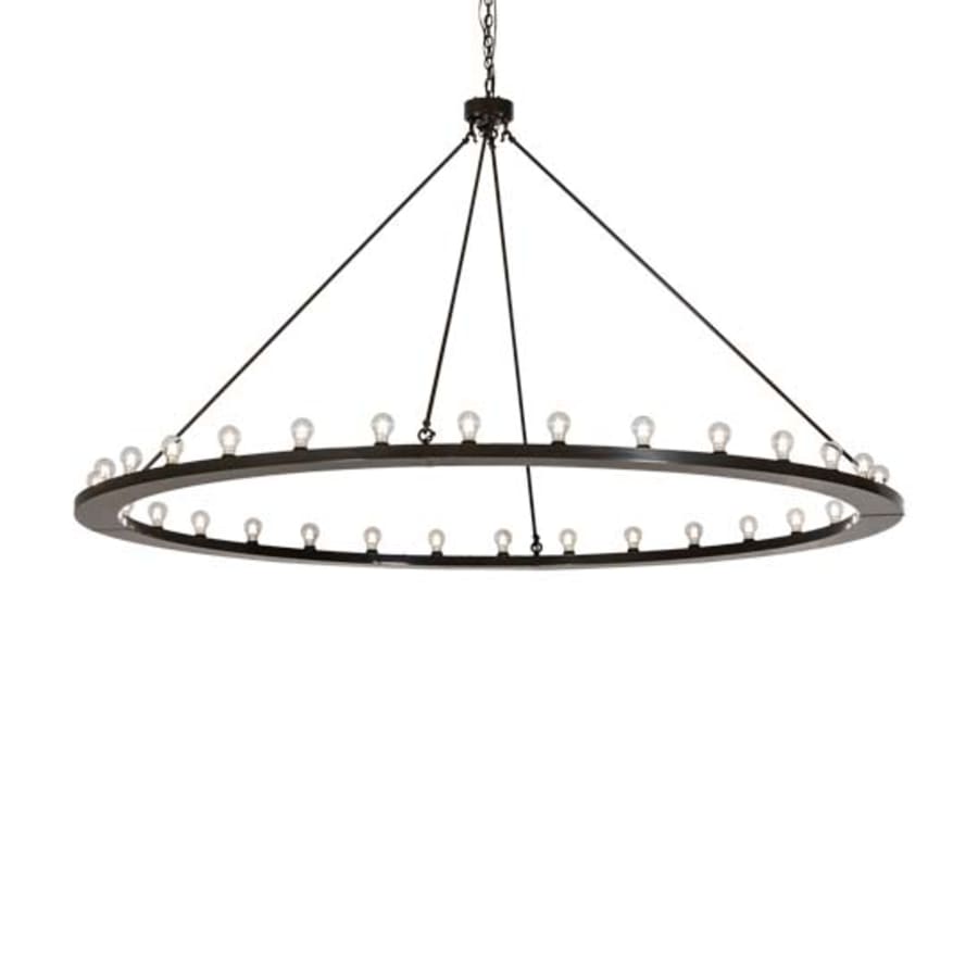 Meyda Tiffany Loxley 32 Light 96" Wide Ring Chandelier