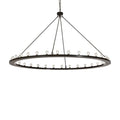Meyda Tiffany Loxley 32 Light 96" Wide Ring Chandelier