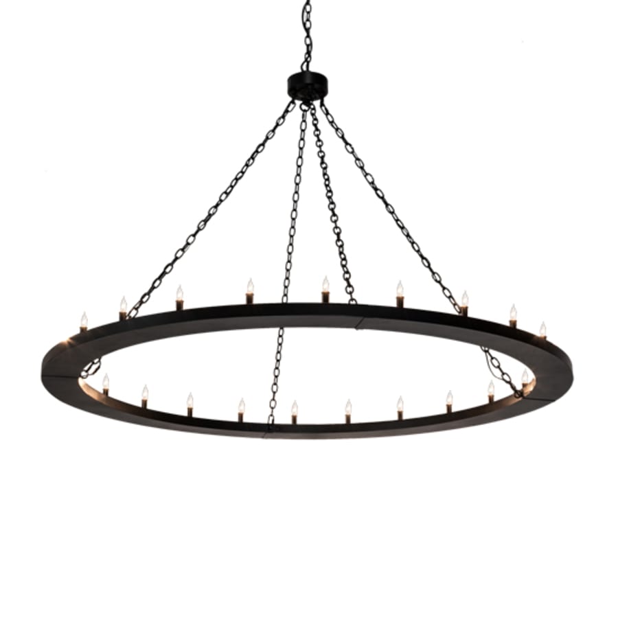 Meyda Tiffany Loxley 24 Light 72" Wide Taper Candle Ring Chandelier