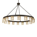 Meyda Tiffany Loxley 16 Light 62" Wide Ring Chandelier