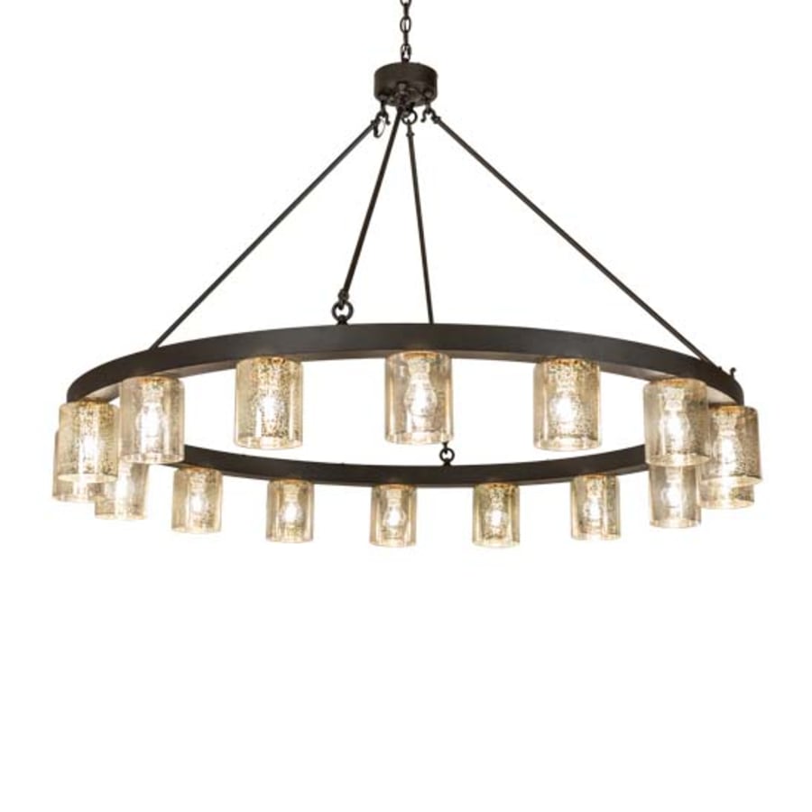 Meyda Tiffany Loxley 16 Light 62" Wide Ring Chandelier