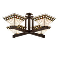 Meyda Tiffany 4 Light 66" Wide Pendant
