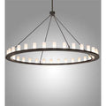 Meyda Tiffany Loxley 32 Light 96" Wide Ring Chandelier