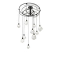 Meyda Tiffany 10 Light 55" Wide Abstract Multi Light Pendant
