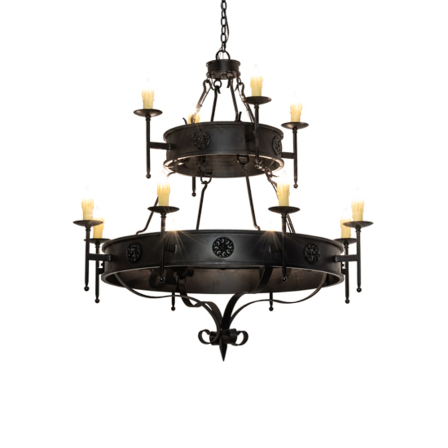 Meyda Tiffany Lorenzo 100 Light 48" Wide Taper Candle Style Chandelier