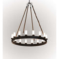 Meyda Tiffany Costello 16 Light 60" Wide Ring Chandelier