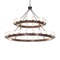 Meyda Tiffany Noziroh Ring 40 Light 72" Wide Ring Chandelier