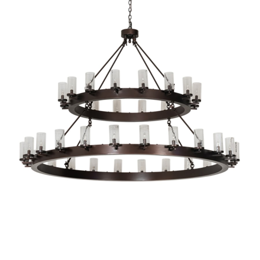 Meyda Tiffany Noziroh Ring 40 Light 72" Wide Ring Chandelier