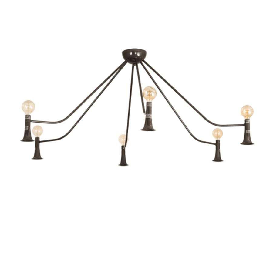 Meyda Tiffany Alva 6 Light 76" Wide Abstract Chandelier