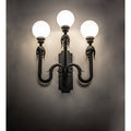Meyda Tiffany Strasbourg 3 Light 36" Tall Wall Sconce