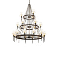 Meyda Tiffany Amaury 21 Light 56" Wide Ring Chandelier