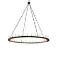 Meyda Tiffany Loxley 32 Light 94" Wide Ring Chandelier