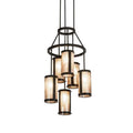 Meyda Tiffany Cartier 6 Light 24" Wide Ring Chandelier