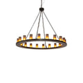 Meyda Tiffany Loxley 20 Light 60" Wide Ring Chandelier