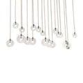 Meyda Tiffany Long Alva 18 Light 80" Wide Linear Chandelier