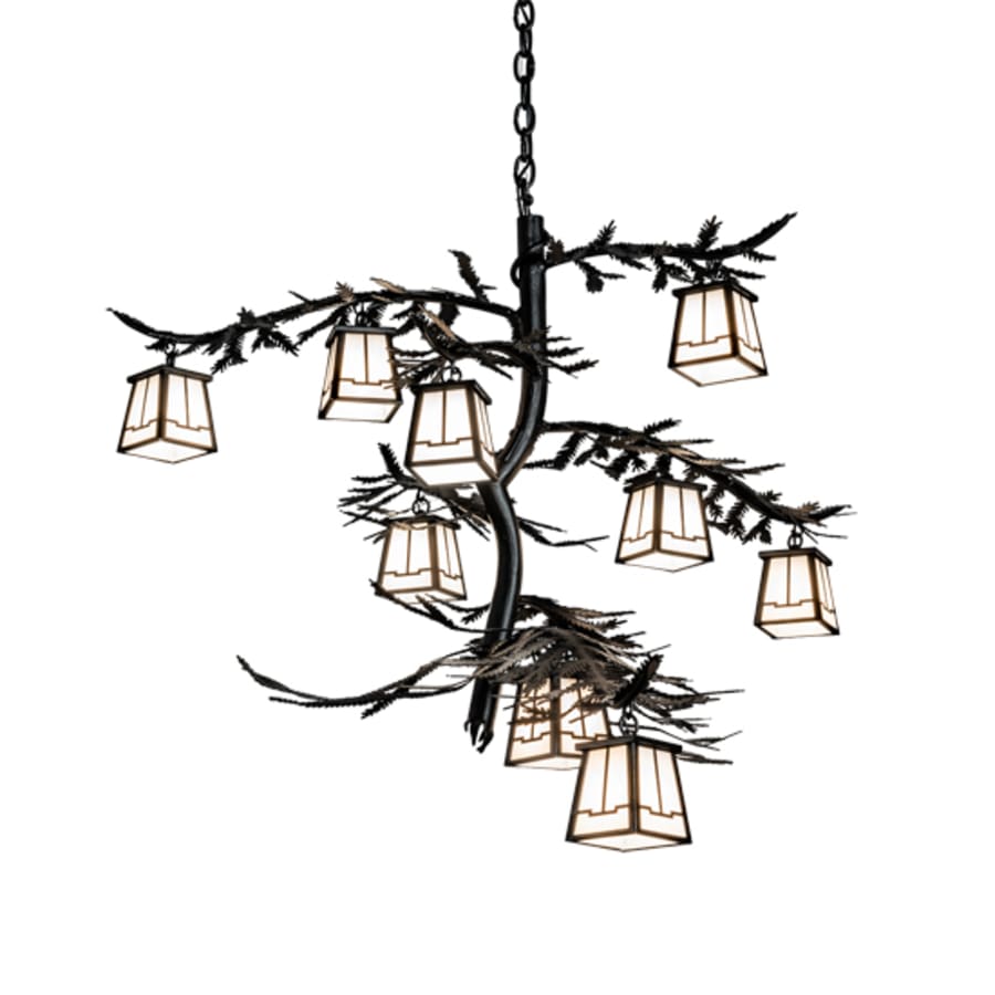 Meyda Tiffany Pine Branch 10 Light 39" Wide Chandelier