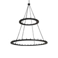 Meyda Tiffany Loxley 48 Light 84" Wide Taper Candle Ring Chandelier