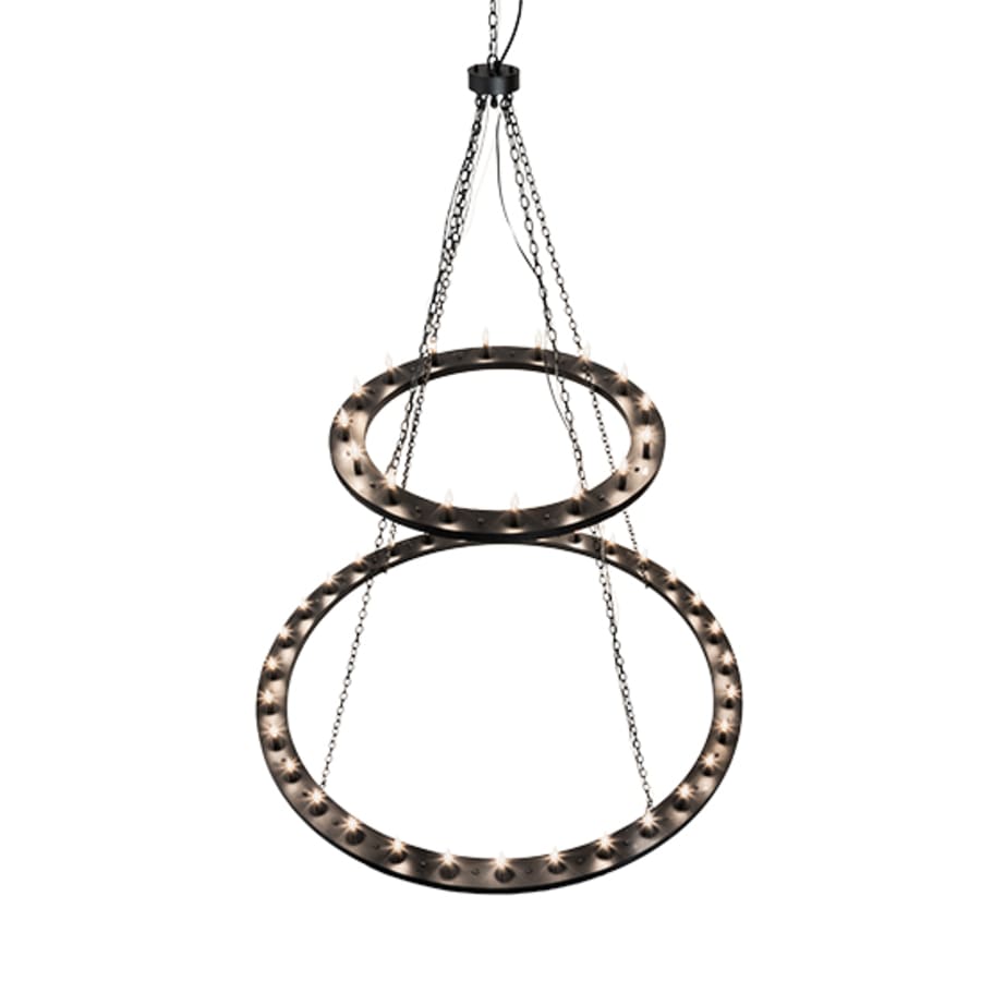 Meyda Tiffany Loxley 48 Light 84" Wide Taper Candle Ring Chandelier
