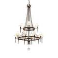 Meyda Tiffany Amaury 15 Light 48" Wide Crystal Ring Chandelier