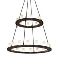 Meyda Tiffany Loxley 24 Light 54" Wide Ring Chandelier