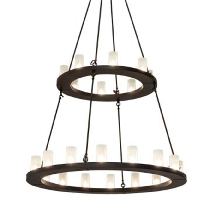 Meyda Tiffany Loxley 24 Light 54" Wide Ring Chandelier