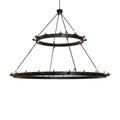 Meyda Tiffany Loxley 36 Light 96" Wide Taper Candle Ring Chandelier