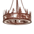 Meyda Tiffany 8 Light 36" Wide Abstract Pendant