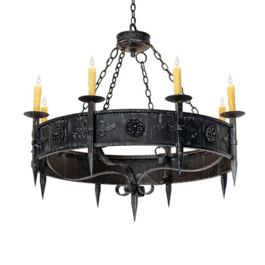 Meyda Tiffany Calandra 8 Light 42" Wide Taper Candle Style Chandelier