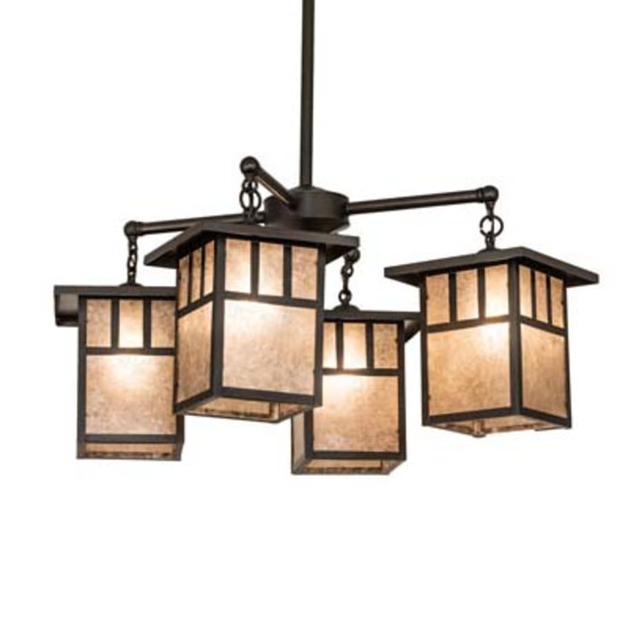 Meyda Tiffany Hyde Park 4 Light 34" Wide Chandelier