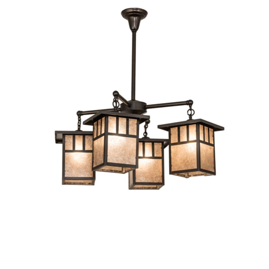 Meyda Tiffany Hyde Park 4 Light 34" Wide Chandelier
