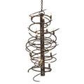 Meyda Tiffany Cyclone 12 Light 21" Wide Taper Candle Abstract Chandelier