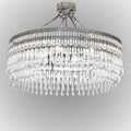 Meyda Tiffany Corsica 4 Light 35" Wide Crystal Ring Chandelier