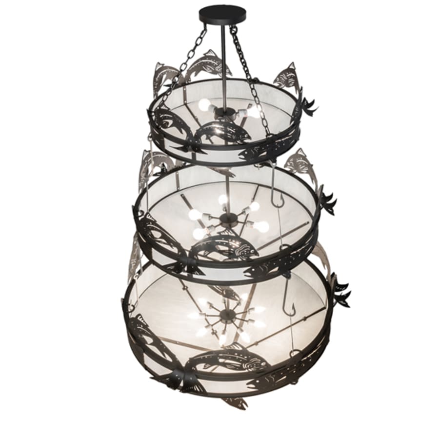 Meyda Tiffany Catch of the Day 18 Light 58" Wide Chandelier