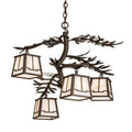 Meyda Tiffany Pine Branch 4 Light 26" Wide Chandelier