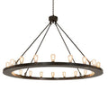 Meyda Tiffany Loxley 20 Light 60" Wide Ring Chandelier