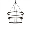 Meyda Tiffany Loxley 76 Light 80" Wide Taper Candle Ring Chandelier