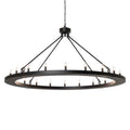 Meyda Tiffany Loxley 20 Light 60" Wide Taper Candle Ring Chandelier