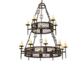 Meyda Tiffany Toscano 15 Light 48" Wide Taper Candle Style Chandelier