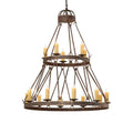 Meyda Tiffany Lakeshore 15 Light 48" Wide Taper Candle Style Chandelier