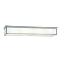 Meyda Tiffany Lumina 8 Light 72" Wide Flush Mount Ceiling Fixture - Sparkle Silver Finish - Medium Bulb Base