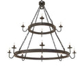 Meyda Tiffany Suffolk 12 Light 60" Wide Taper Candle Style Chandelier