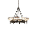 Meyda Tiffany Topridge 8 Light 60" Wide Ring Chandelier
