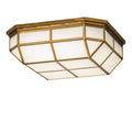 Meyda Tiffany Gibbon 25-1/2" Square LED Flush Mount Ceiling Fixture