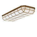 Meyda Tiffany Gibbon 66" Wide LED Flush Mount Ceiling Fixture