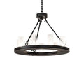 Meyda Tiffany Loxley 9 Light 30" Wide Ring Chandelier