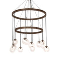 Meyda Tiffany Bola 12 Light 42" Wide Ring Chandelier